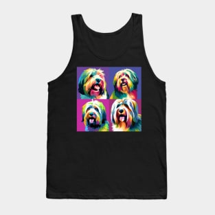 Tibetan Terrier Pop Art - Dog Lover Gifts Tank Top